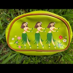 Hawaiian themed cosmetic bag
